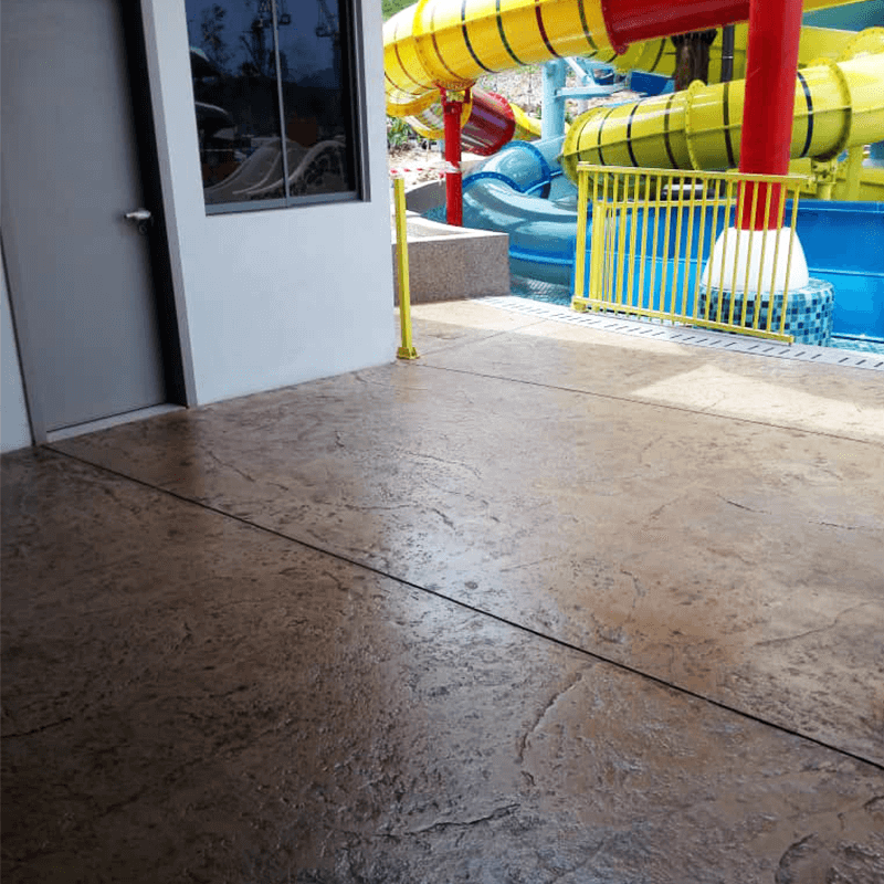 The application of the Nano-G Anti-Slip Floor Coating is fast and provides excellent friction, water resistance, prevents mould growth, and makes cleaning easier.