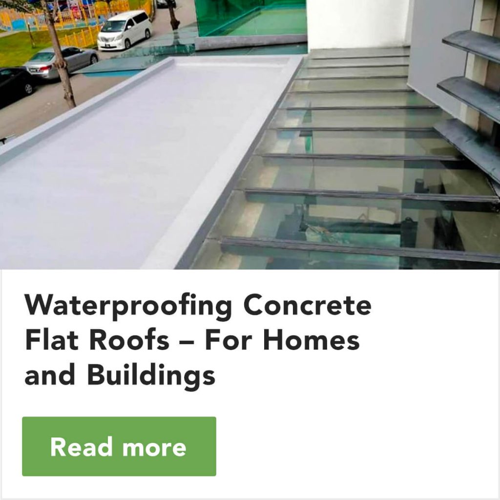 Nano-G Waterproofing Concrete Flat Roofs – For Homes and Buildings