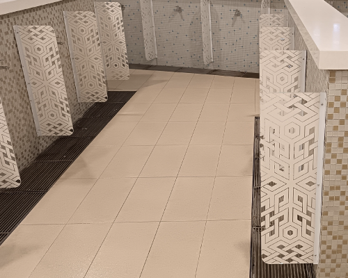 Nanotechnology Anti-Slip Floor Coating applied in IJN Hospital Surau Ablution Area to prevent slip accidents.