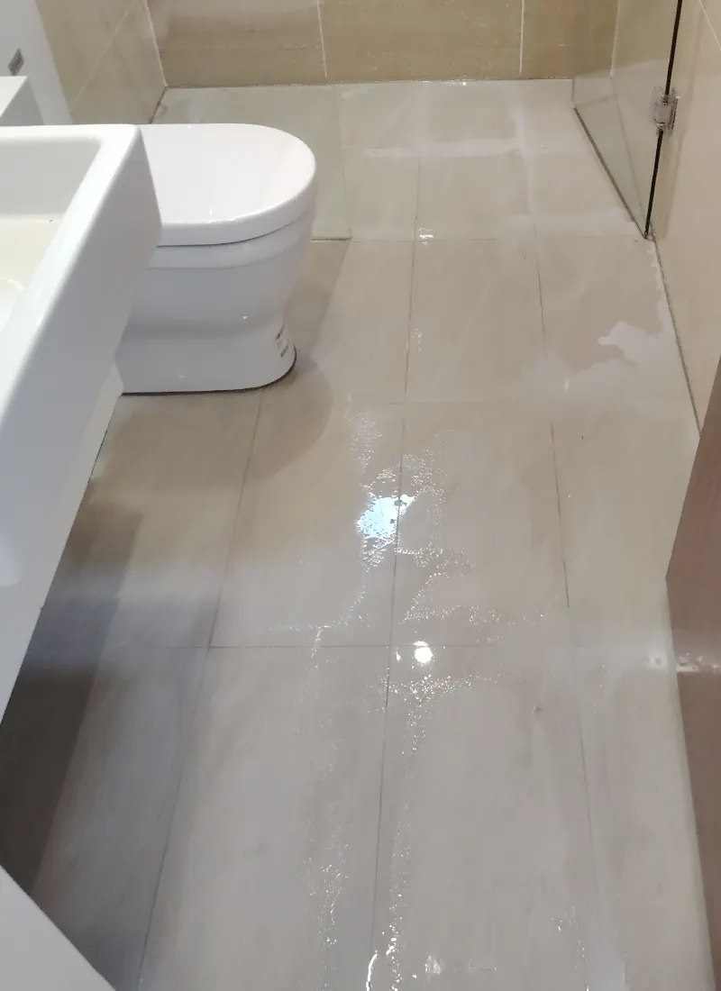 Astaka Holding Bathroom Waterproofing Project using Nanotechnology Waterproofing Solution to prevent any potential seepage or moisture issues.