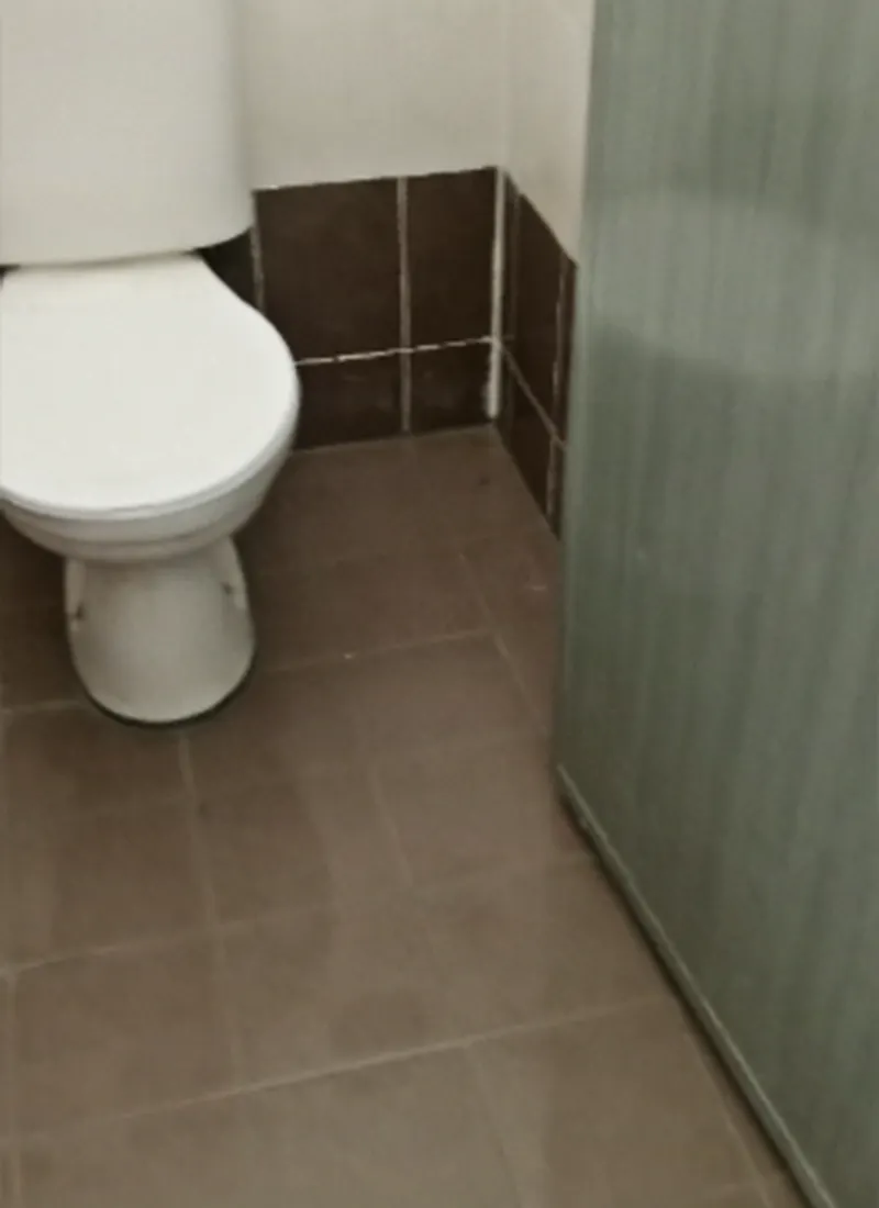 Bathroom Waterproofing Project for University Pertahanan Nasional Malaysia applying waterproofing sealants to prevent water retention, mould growth, and decay in damp washrooms