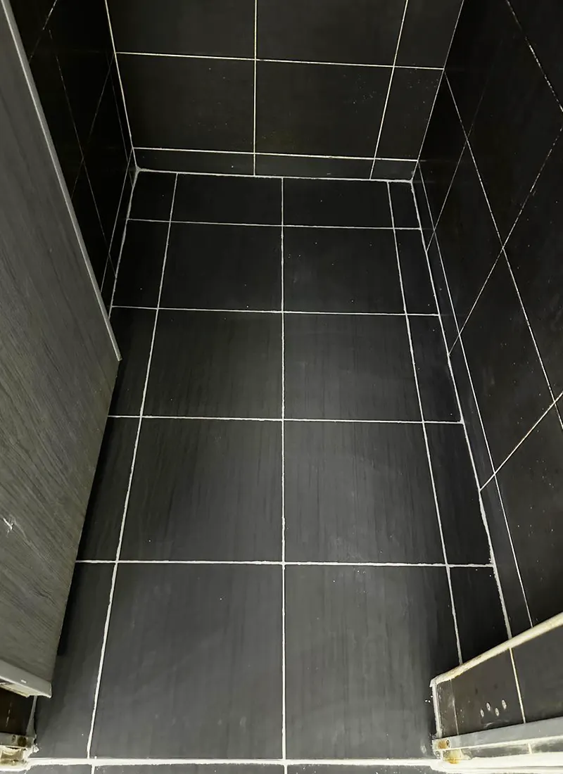 Bathroom Waterproofing Project for Han Chiang Associated School applying waterproofing solution to fix seepage, stains, and surface deterioration from water and chemicals.