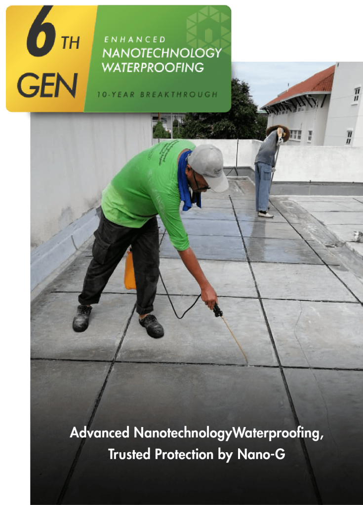 Apply advanced nanotechnology waterproofing, trusted protection by Nano-G